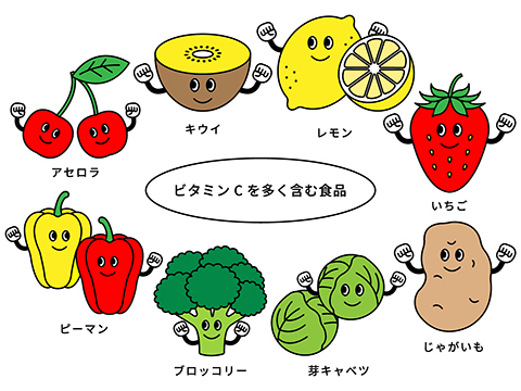 ビタミンCを多く含む食品