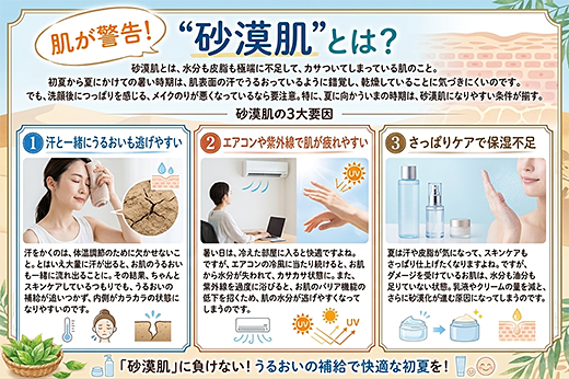 砂漠肌とは