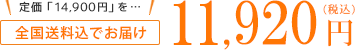 日本全国「送料」無料 11,920円