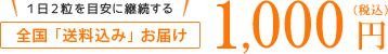 全国送料「無料」お届け 1,000円