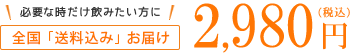 全国送料無料お届け 2,980円