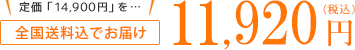日本全国「送料」無料 11,920円