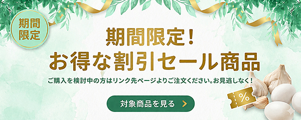 期間限定！お得な割引セール商品