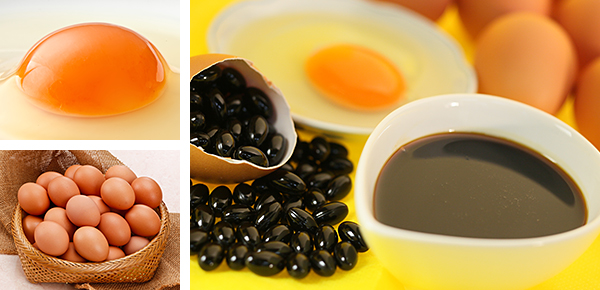 太陽卵が原料の黒にんにく卵黄油